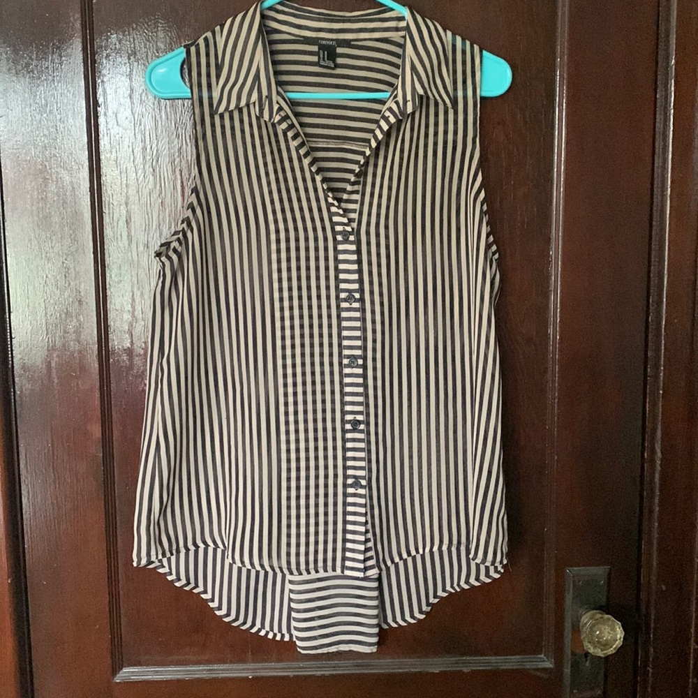 Forever 21 Striped Dress Tank